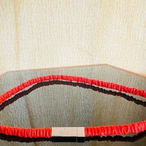 Authentic Vintage Gucci Red Belt.